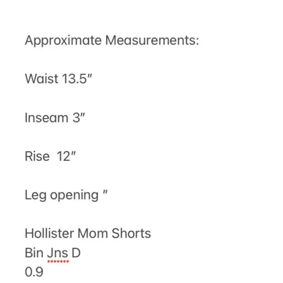 Hollister Women’s High Rise Mom Jean Shorts Distressed Black Size 26 - Picture 8 of 9